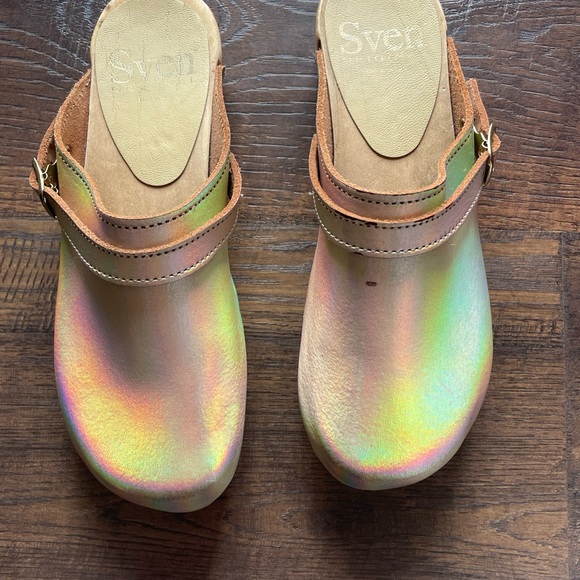 Sven iridescent RAINBOW clogs! 38 - Picture 2 of 6